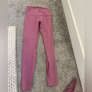 Velvet dust lulu lemon leggings. Align 28inch